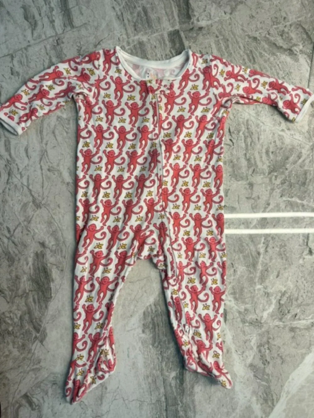 Roller Rabbit Monkey Baby Pajamas